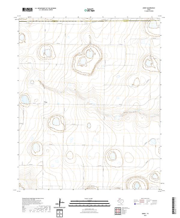 USGS Topographic Map – Arney