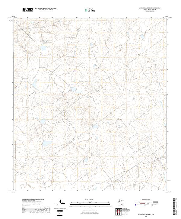 USGS Topographic Map – Arroyo Salado East