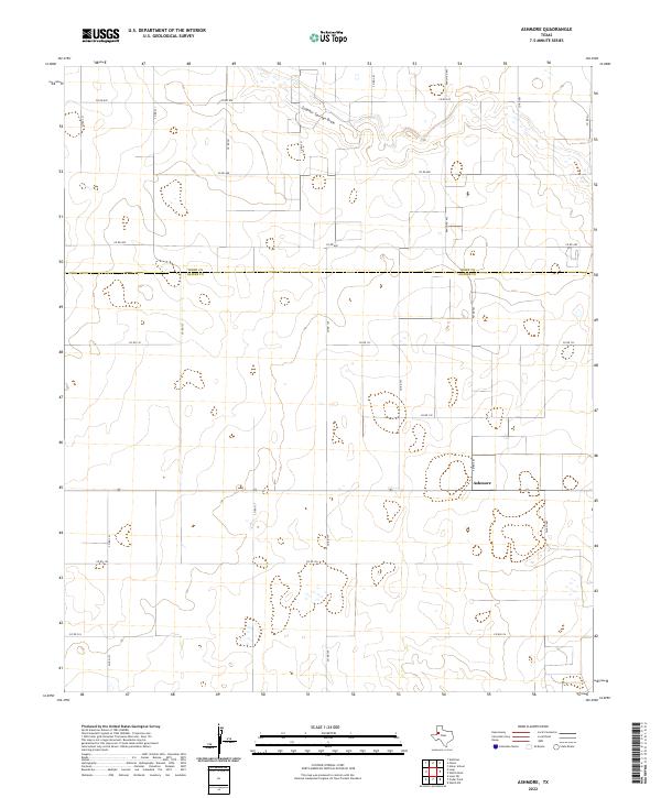 USGS Topographic Map – Ashmore