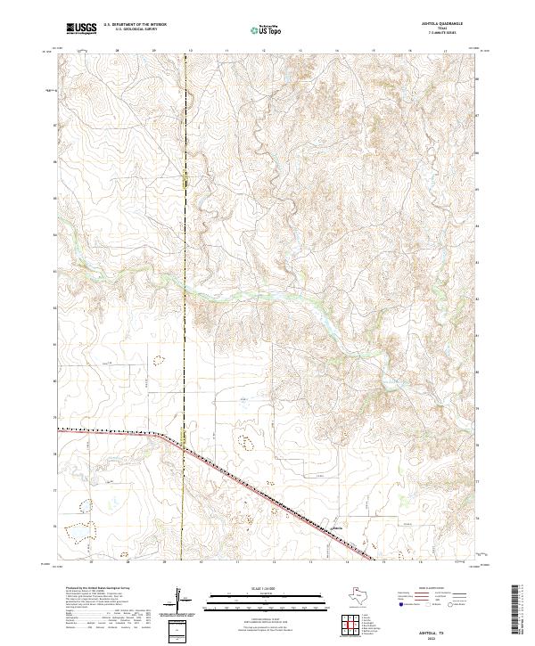 USGS Topographic Map – Ashtola