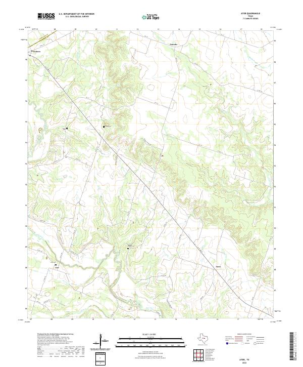 USGS Topographic Map – Ater