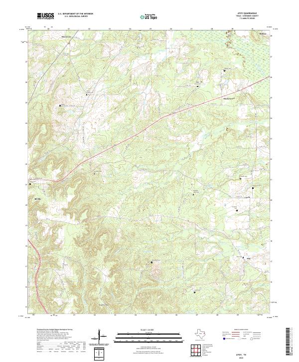 USGS Topographic Map – Atoy