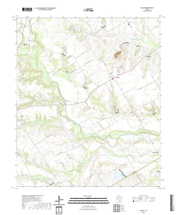 USGS Topographic Map – Avalon