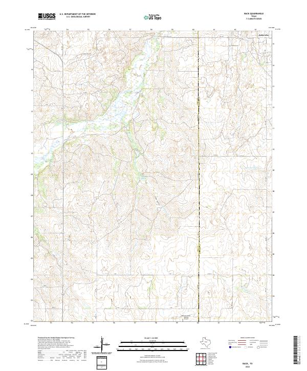 USGS Topographic Map – Back