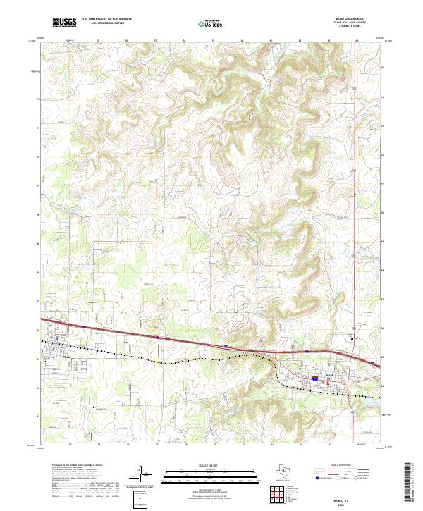 USGS Topographic Map – Baird