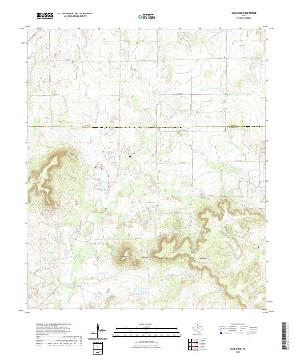 USGS Topographic Map – Bald Knob