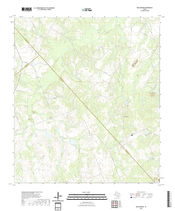 USGS Topographic Map – Bald Mound