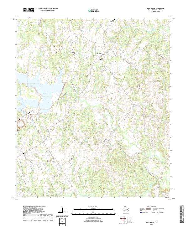 USGS Topographic Map – Bald Prairie