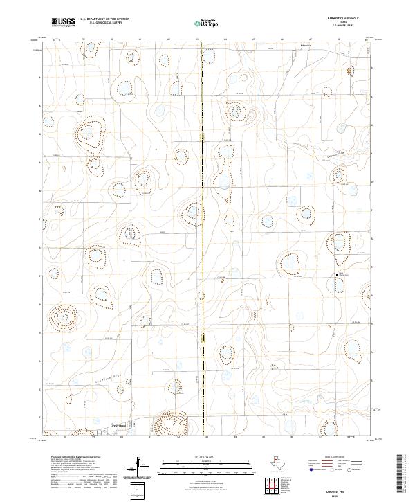 USGS Topographic Map – Barwise