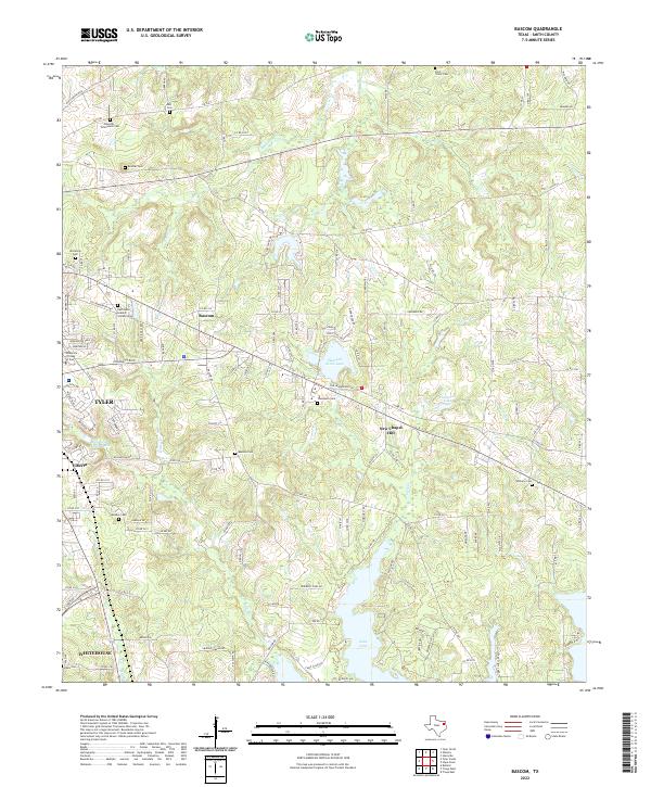 USGS Topographic Map – Bascom