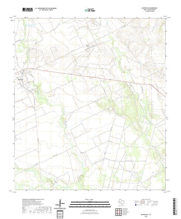 USGS Topographic Map – Batesville