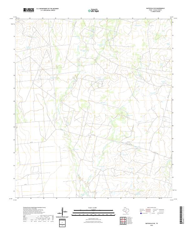 USGS Topographic Map – Batesville SW