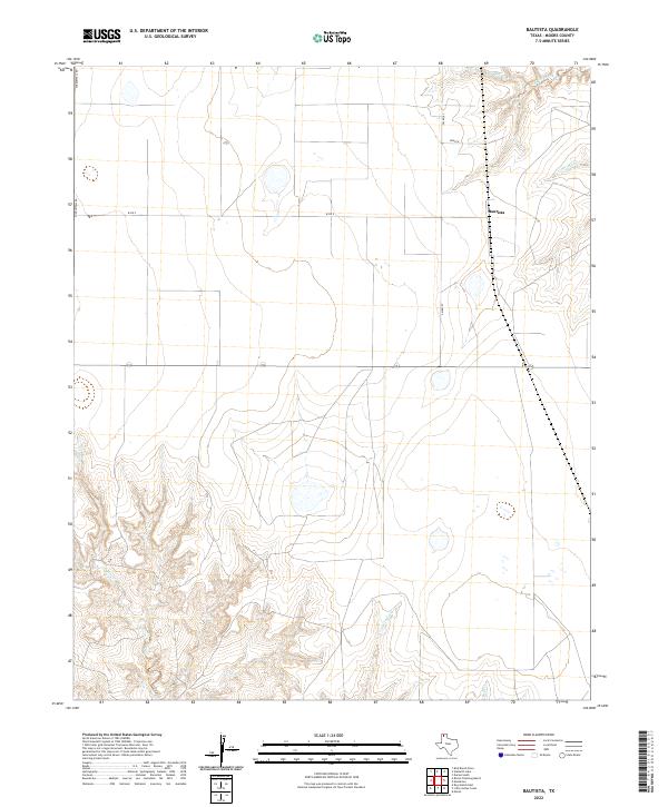USGS Topographic Map – Bautista
