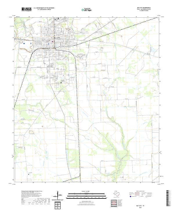 USGS Topographic Map – Bay City