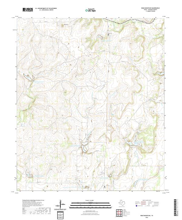 USGS Topographic Map – Bead Mountain