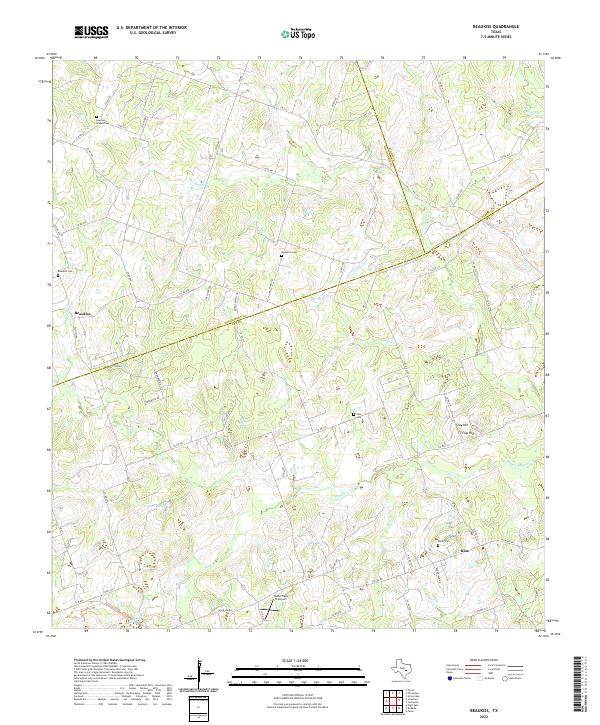 USGS Topographic Map – Beaukiss