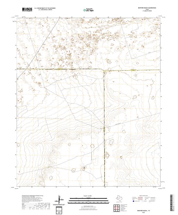 2022 Map of Bedford Ranch, 2022 Print