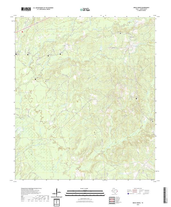 USGS Topographic Map – Beech Grove