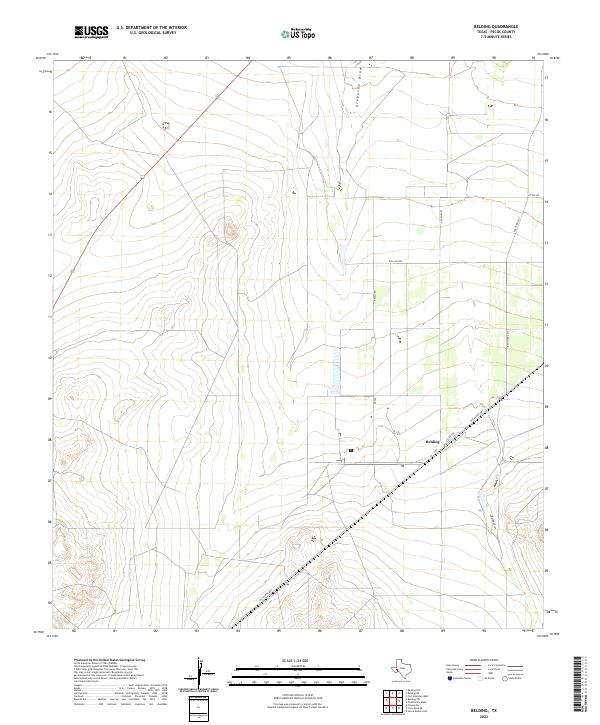 USGS Topographic Map – Belding