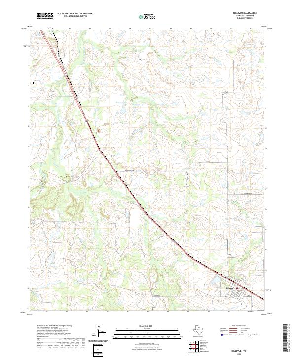 USGS Topographic Map – Bellevue