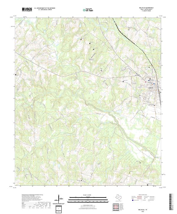 USGS Topographic Map – Bellville