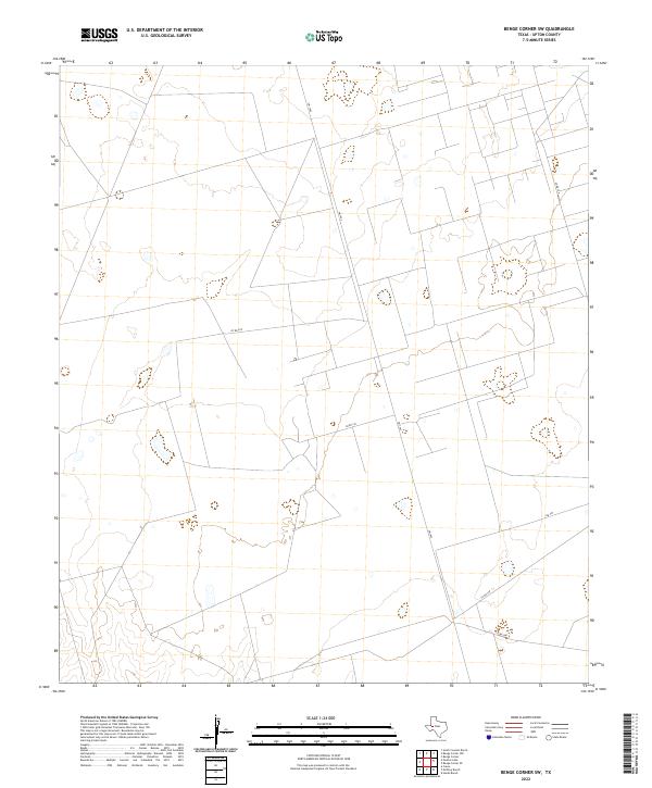 2022 Map of Benge Corner SW, 2022 Print