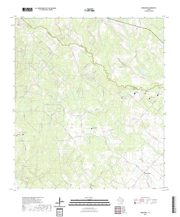 USGS Topographic Map – Bernardo