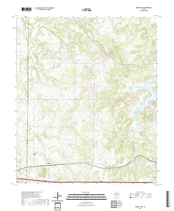 USGS Topographic Map – Bernie Lake