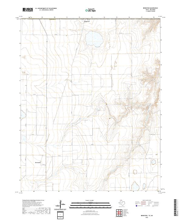 USGS Topographic Map – Bernstein