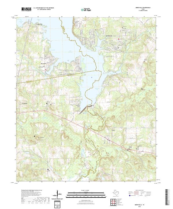 USGS Topographic Map – Berryville
