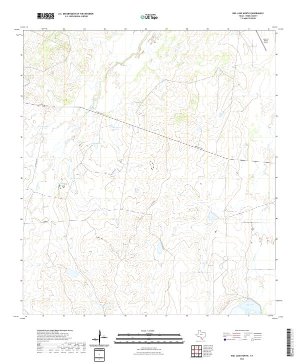 USGS Topographic Map – Biel Lake North