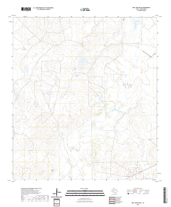 USGS Topographic Map – Biel Lake South