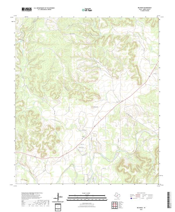 USGS Topographic Map – Big Draw