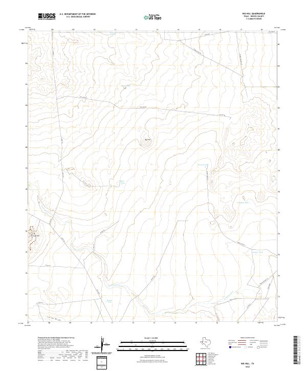 USGS Topographic Map – Big Hill