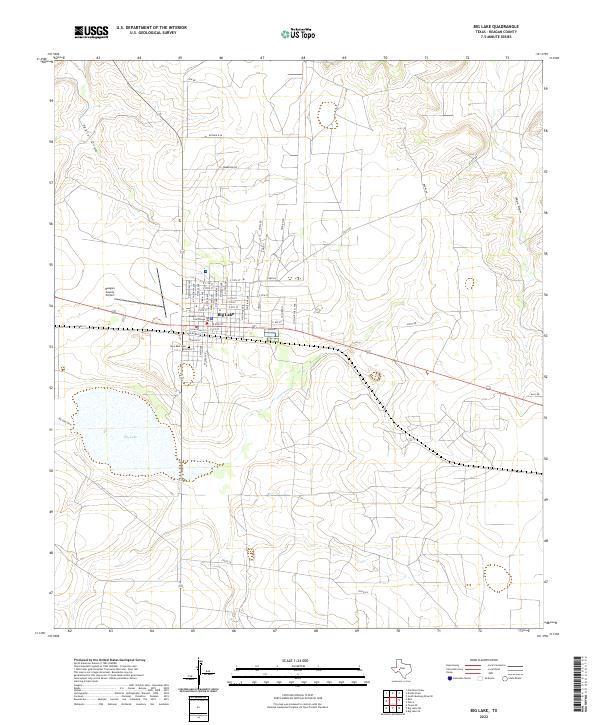 USGS Topographic Map – Big Lake
