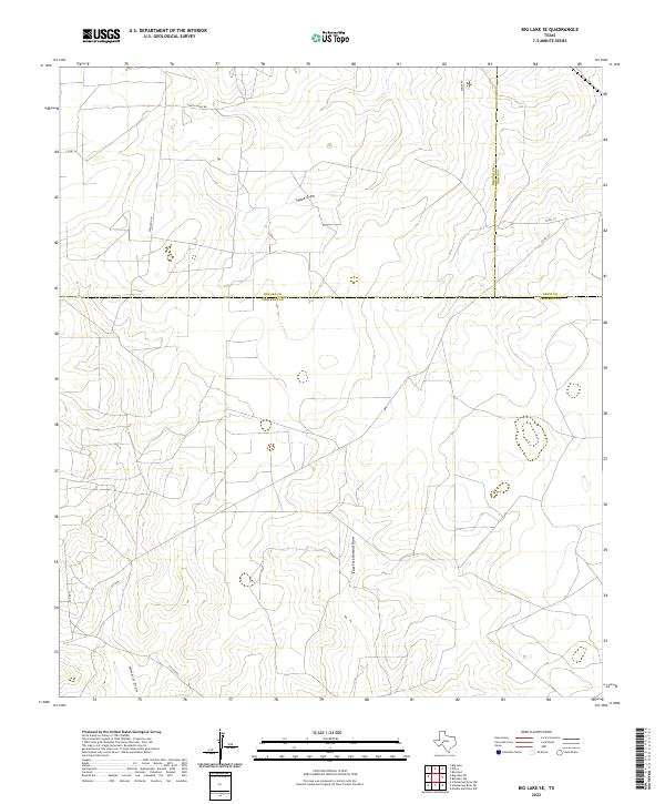2022 Map of Big Lake SE, 2022 Print