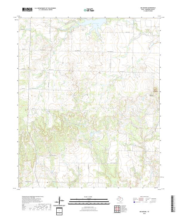 USGS Topographic Map – Big Mound