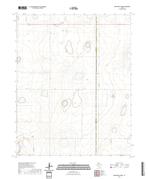 2022 Map of Bird Ranch Store, 2022 Print