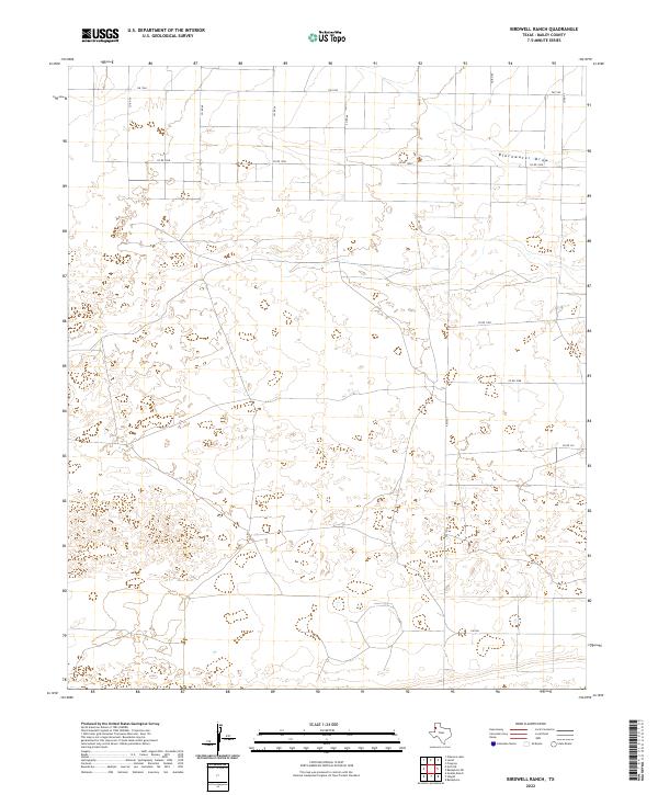 2022 Map of Birdwell Ranch, 2022 Print