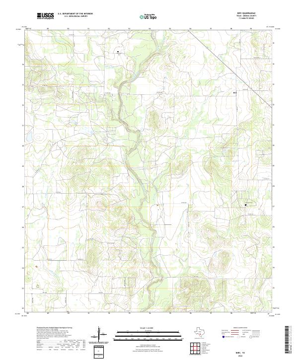 USGS Topographic Map – Biry