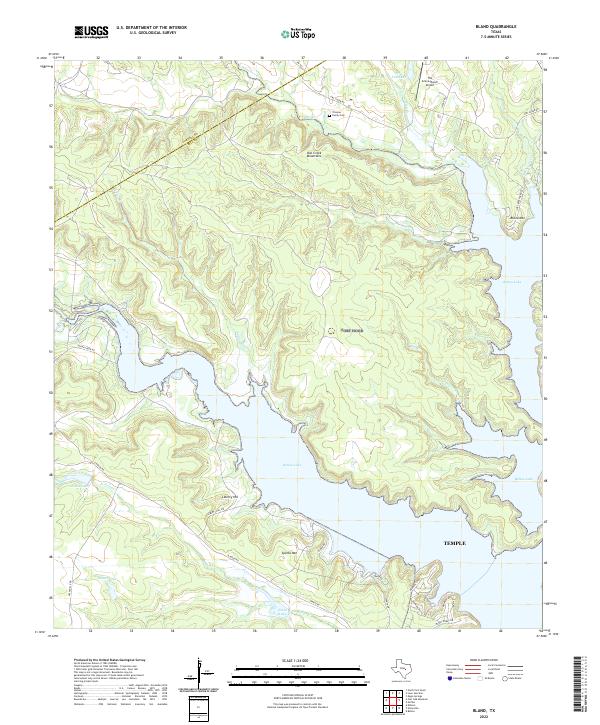 USGS Topographic Map – Bland