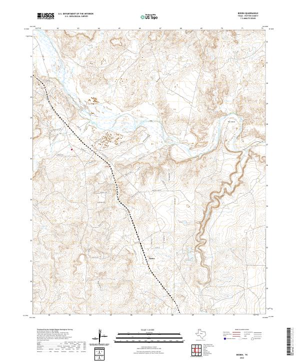 USGS Topographic Map – Boden