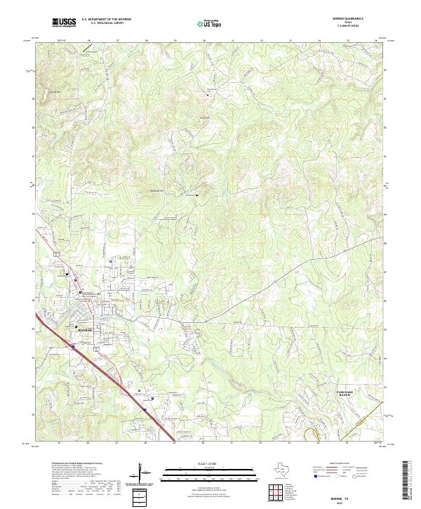 USGS Topographic Map – Boerne