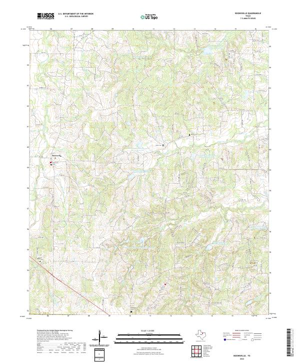 USGS Topographic Map – Boonsville