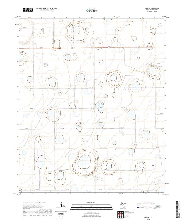 USGS Topographic Map – Boothe