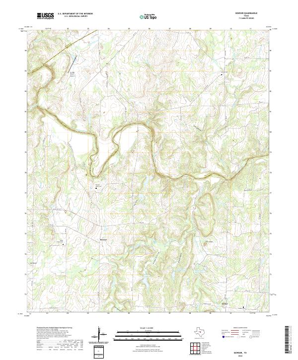 USGS Topographic Map – Bowser