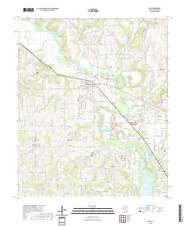 USGS Topographic Map – Boyd