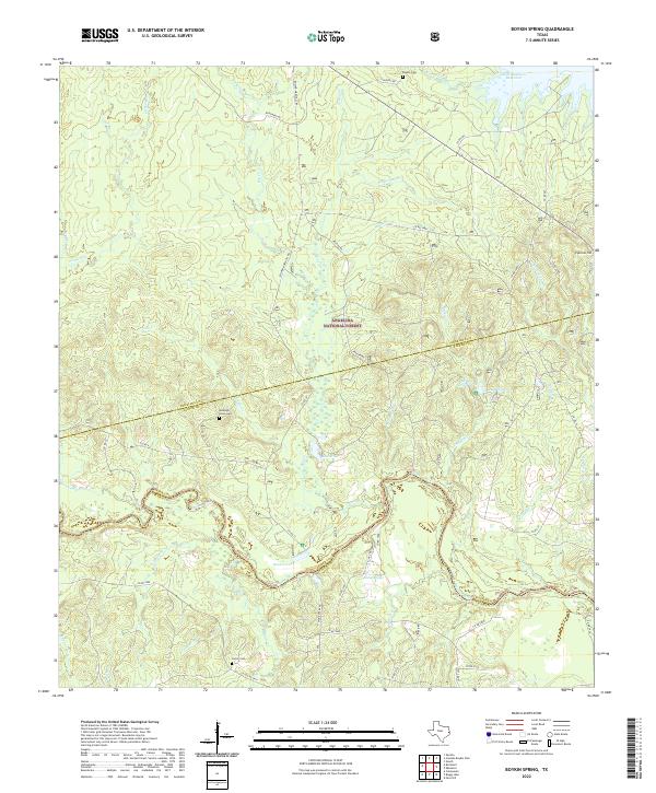 USGS Topographic Map – Boykin Spring