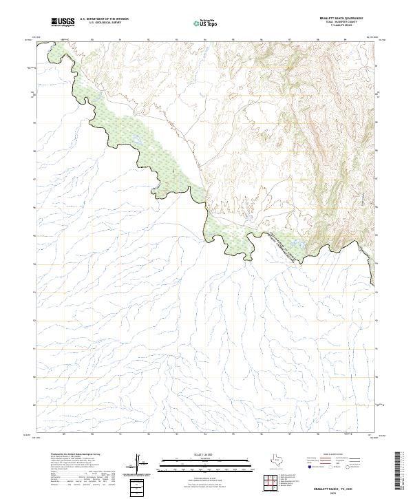 USGS Topographic Map – Bramlett Ranch