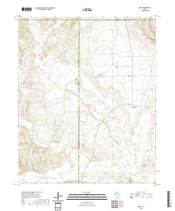 USGS Topographic Map – Brice